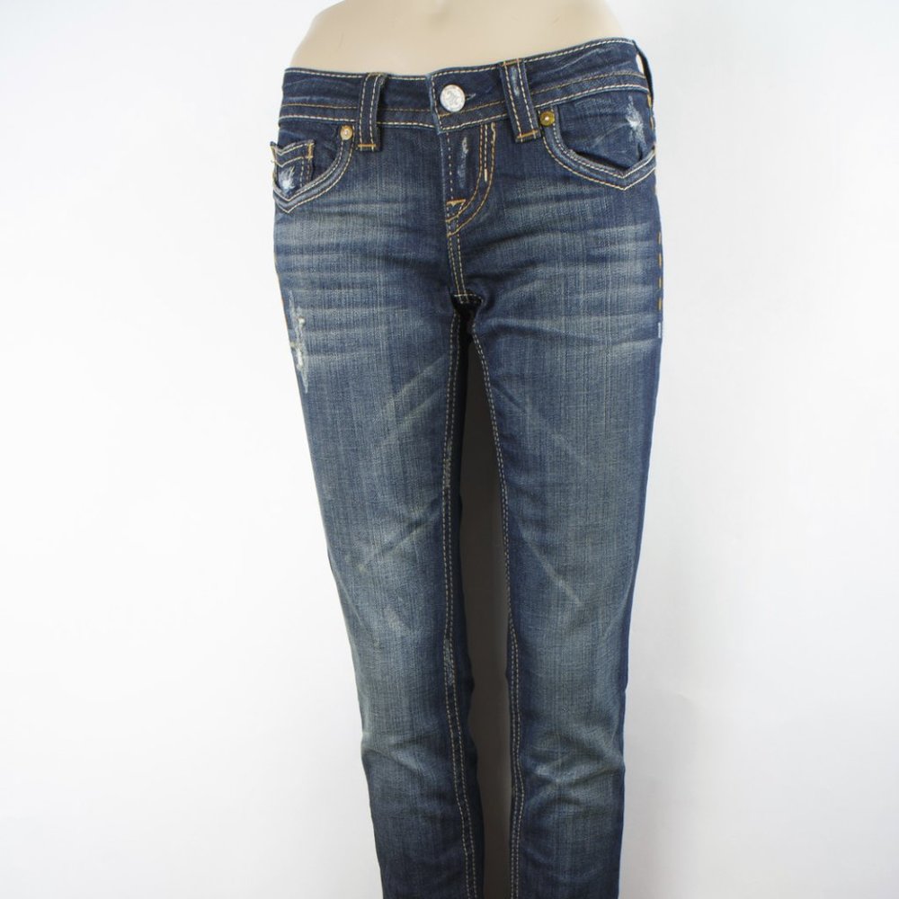 MEK Buckle Oaxaca Cigarette by Kim Ha Neul 25 (26 X 34) Women's Denim Jeans